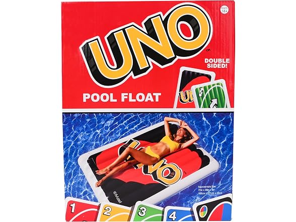 Uno Pool Float Giant Inflatable