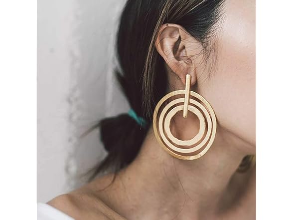 DOUBNINE Large Circle Hoops