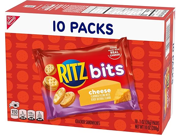 (1) Ritz Bits Lunch Snacks 40-pack