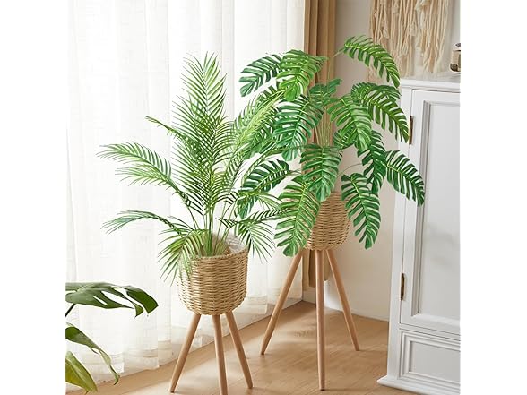 2pcs Artificial Palm Tree