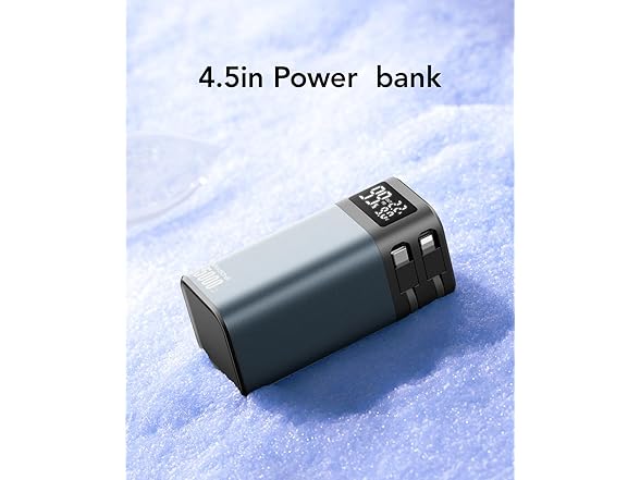 Marasone 25000mAh 20W Portable Powerbank w/Built-in Cables