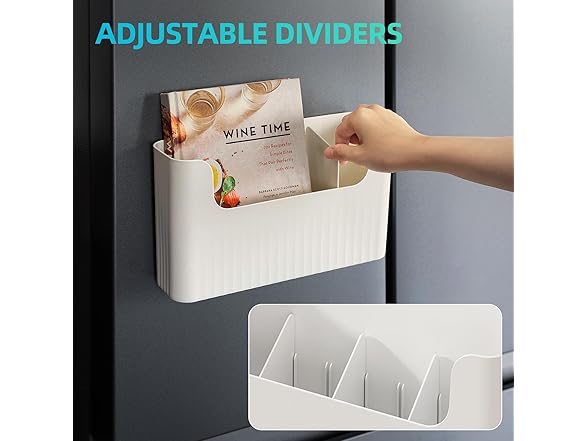 Wall Mount File & Mail Organizer 2-Pack