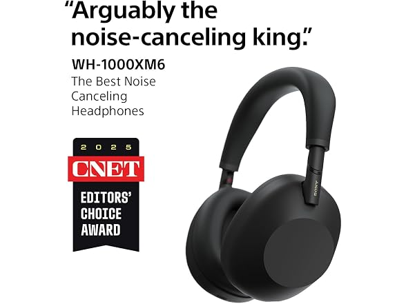 Sony WH-1000XM6 Active Noise Canceling Wireless Headphones (Premium Reconditioned)