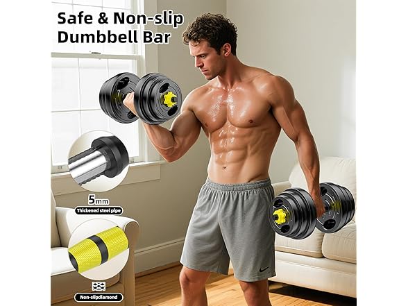 22.5lbsX2 Adjustable Dumbbell Set