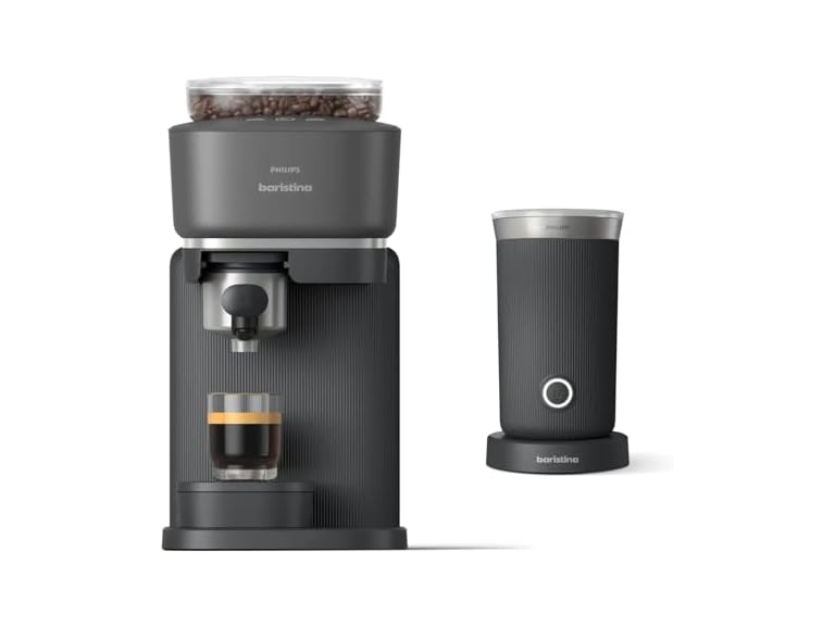 Philips Baristina Espresso Machine+Milk Frother Bundle
