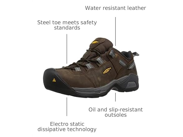 KEEN Utility Men's Detroit XT Low Steel Toe Shoe