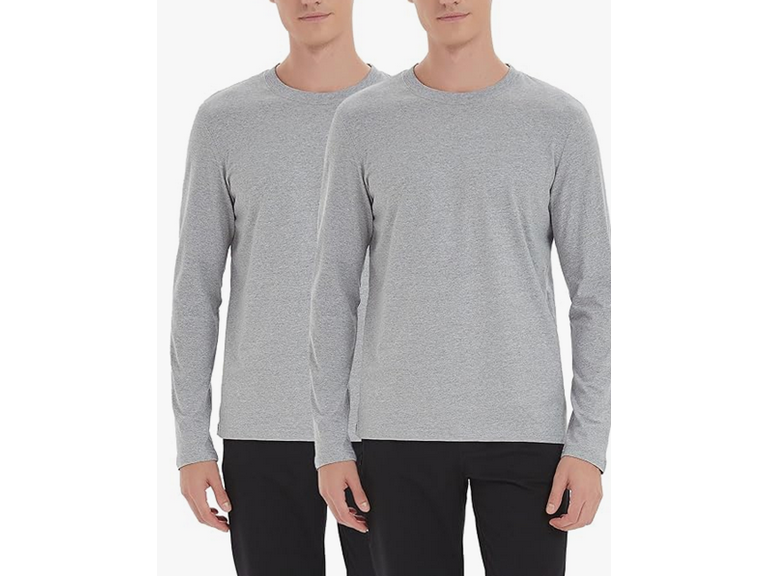 Men's Long Sleeve Crew Neck Tee