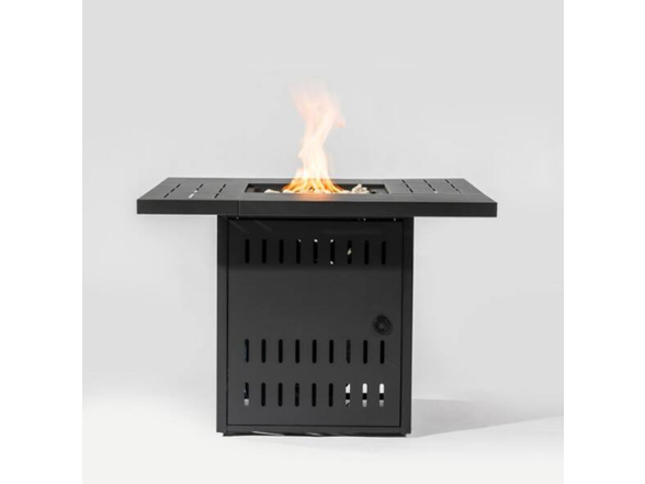 Mondawe Black Steel Propane Fire Table