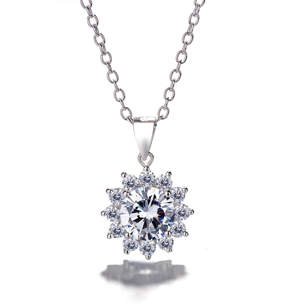 Preciosa Crystal Flower Pendant - Gallery 3