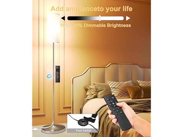 Luckystyle LED Dimmable Floor Lamp