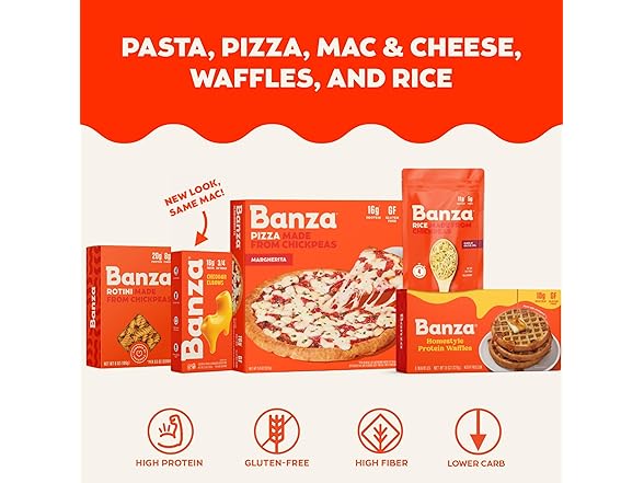 Banza Mac and Cheese Variety Pack - 6 Pack