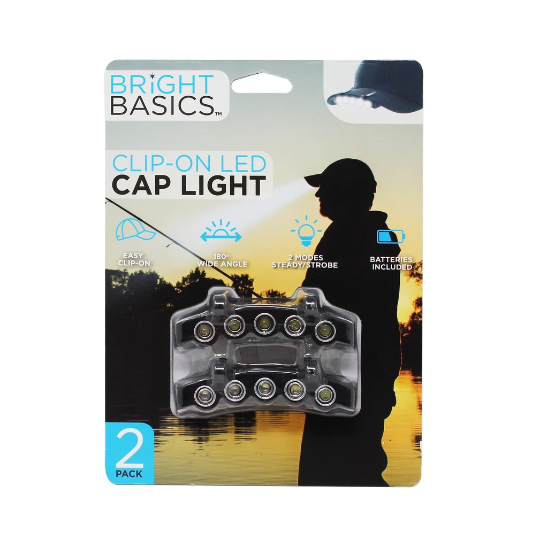 Clip-On LED Hat Lights, 2-Pack - Gallery 10