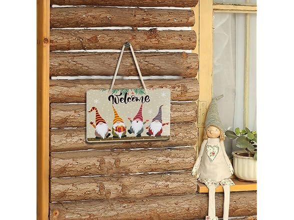 Christmas Hanging Sign, Wall Pediments P