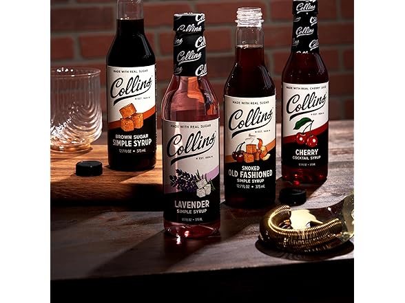 Collins Smoked Old Fashioned Cocktail Syrup