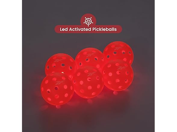 Reebok - LED Pickleball 40 Hole (6-Piece)