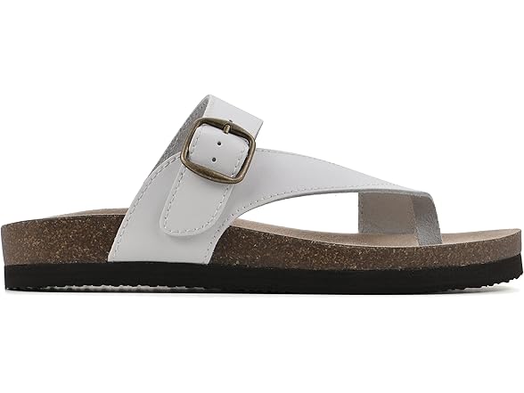 Kid's White Mountain White Sandal (2M)
