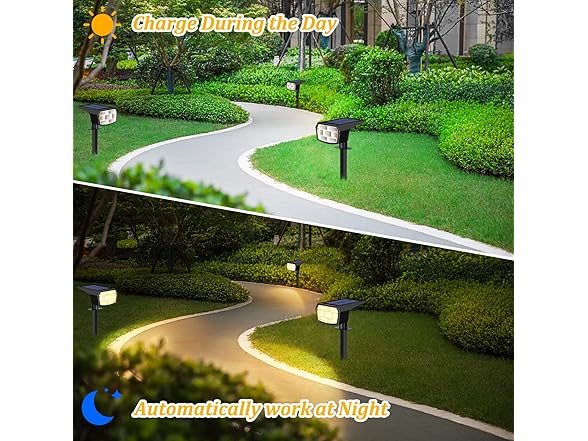 Sucolite 6Pk Solar Spot Light-Warm White