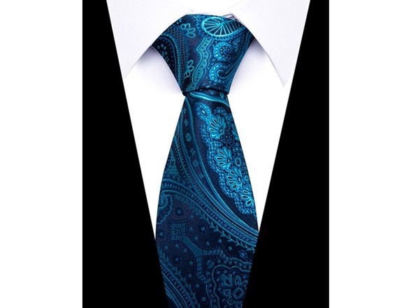 Midnight Teal Paisley
