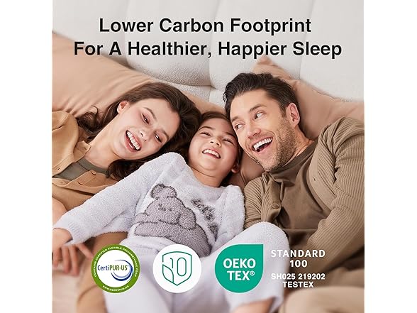 Novilla 8 inch Queen Mattress, Foam and Spring Hybrid