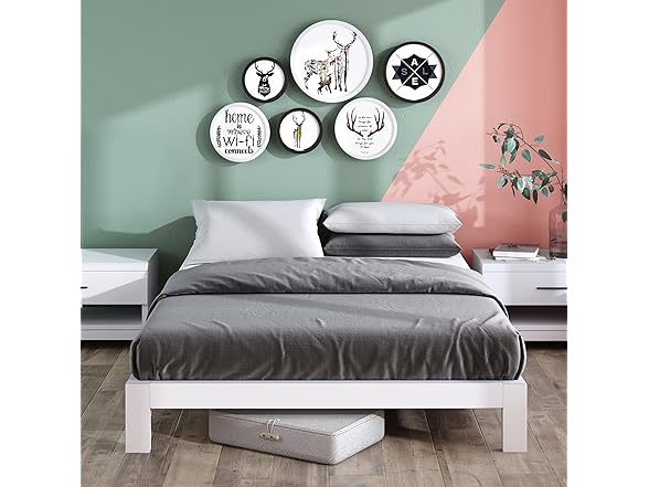 Zinus Zinus Arnav Metal Platform Bed Frame, Wo