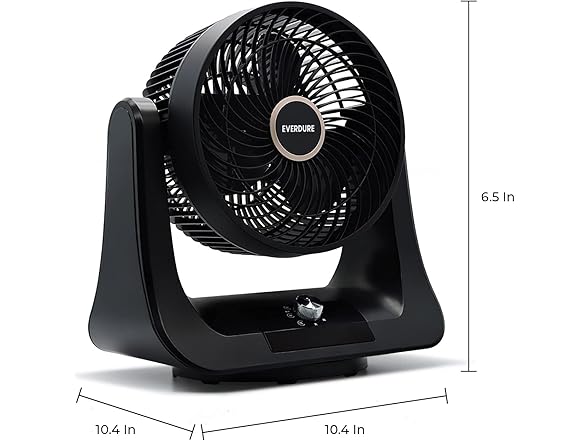 Everdure 9” Oscillating Desk Fan