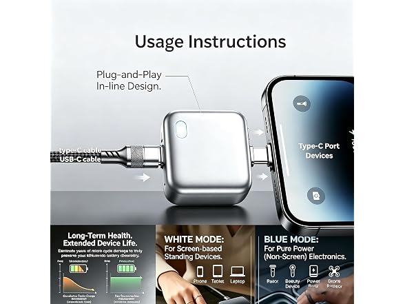 ENSFTF 140W Auto-Stop USB-C Charger