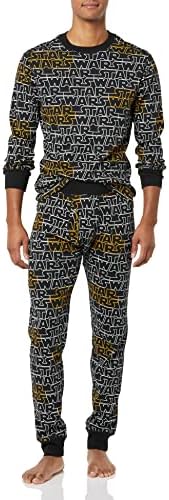Amazon Essentials Disney Marvel Star Wars Men's Snug-Fit Pajama Sleep Sets