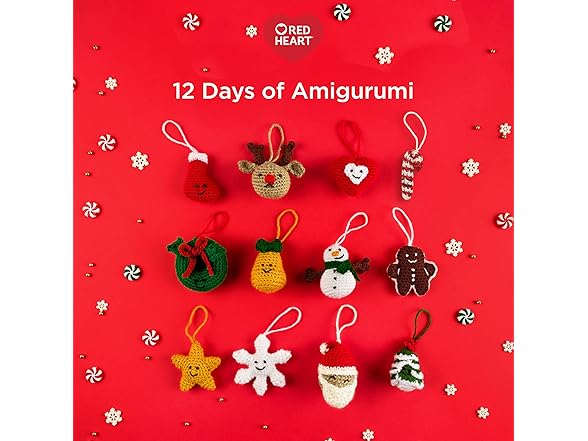 Red Heart Advent Calendar Multi Color Yarn