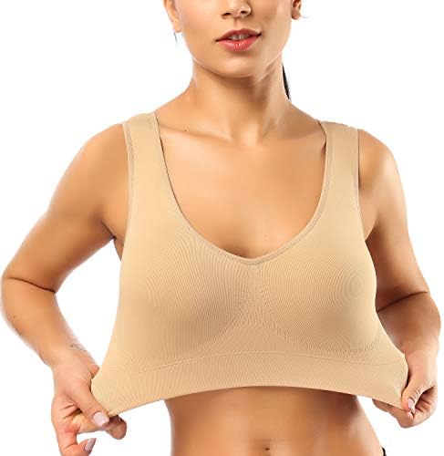 Seamless Sports Bras With Removable Pads