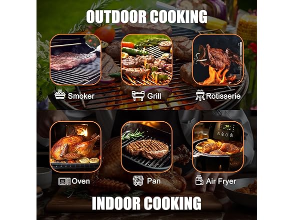 INSMART Wireless Meat Thermometer