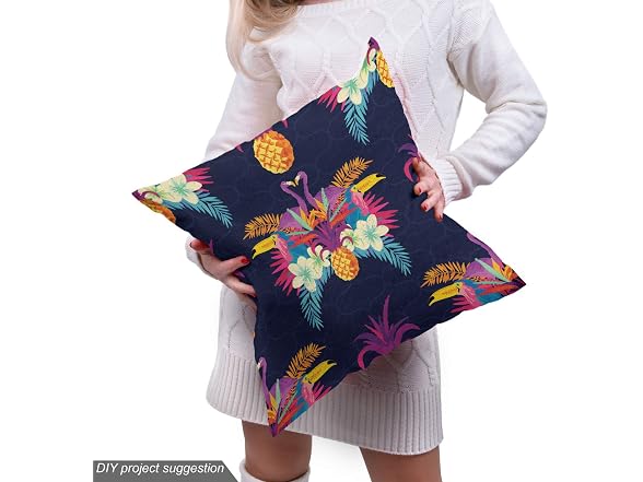 Ambesonne Tropical Fabric by The Yard