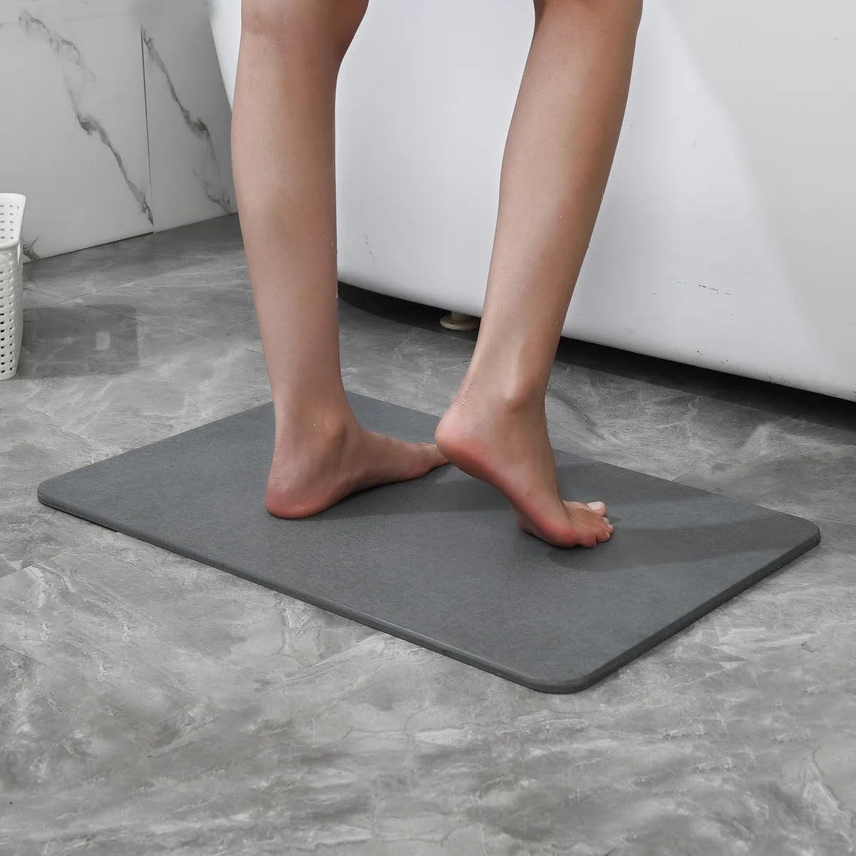 Diatomaceous Earth Stone Bath Mat - Gallery 11
