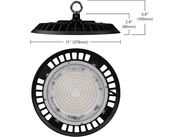 Metalux 11 in. 180W Equivalent 16,000
