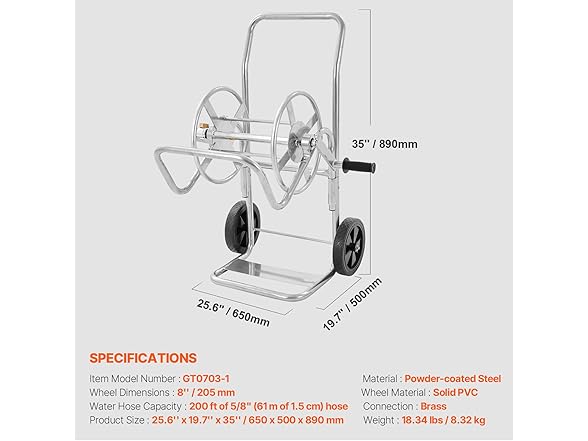 VEVOR Hose Reel Cart