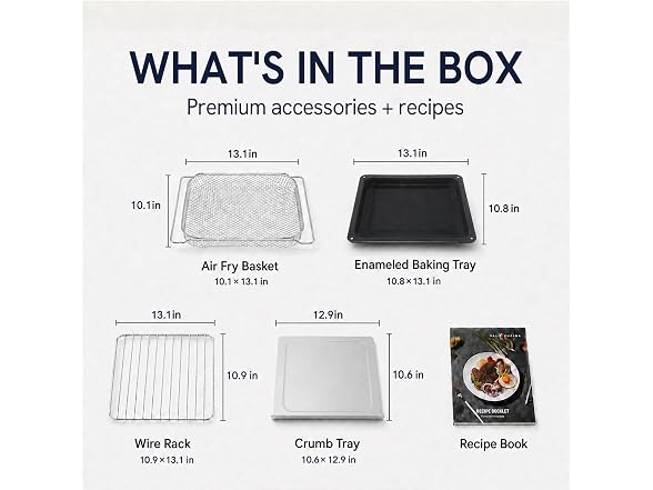 VAL CUCINA 26.3QT 10-in-1 Air Fryer
