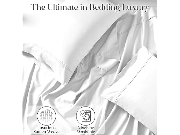 Superior 1500 Thread Count Cotton Blend Deep Pocket Sheet Set