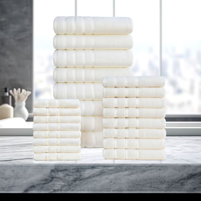 Zero Twist Egyptian Cotton Towel Sets - Gallery 11