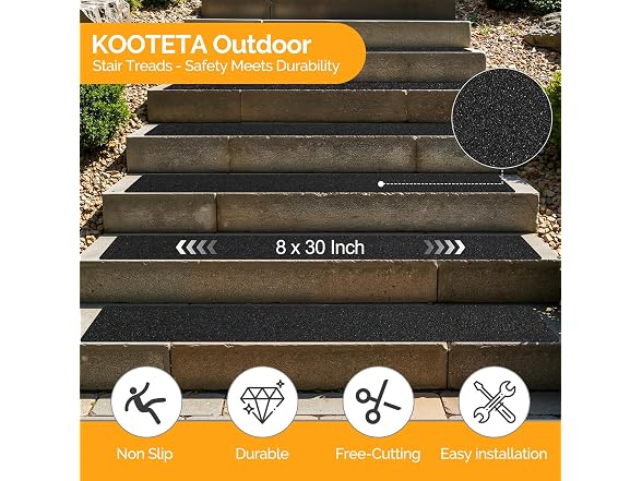 KOOTETA Outdoor Stair Treads