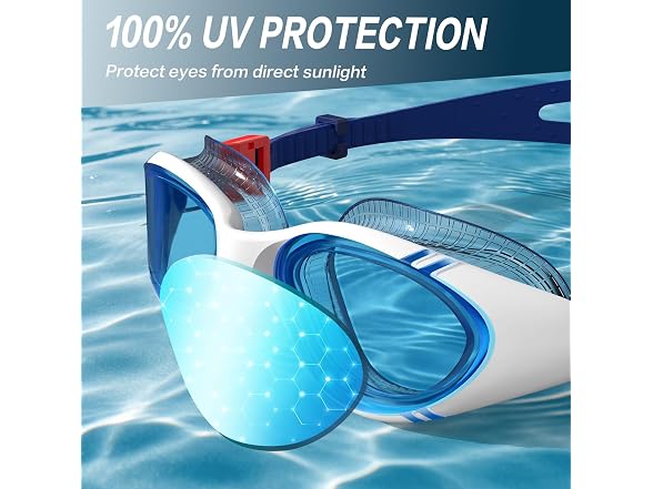VegoVia Blue Adult Swim Goggles