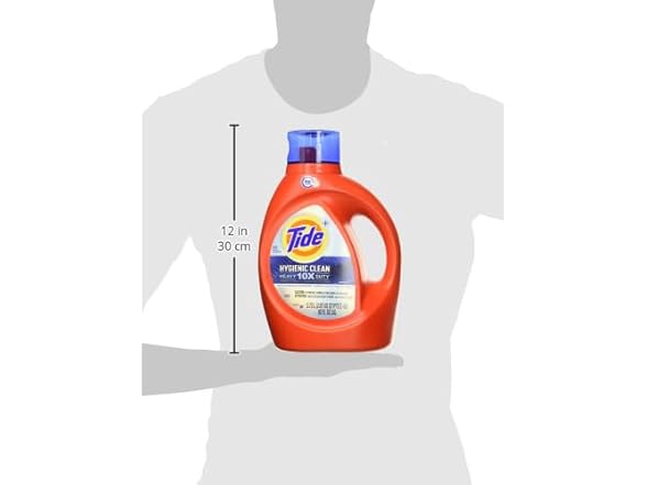 Tide Hygienic Clean Laundry Detergent, 92 oz