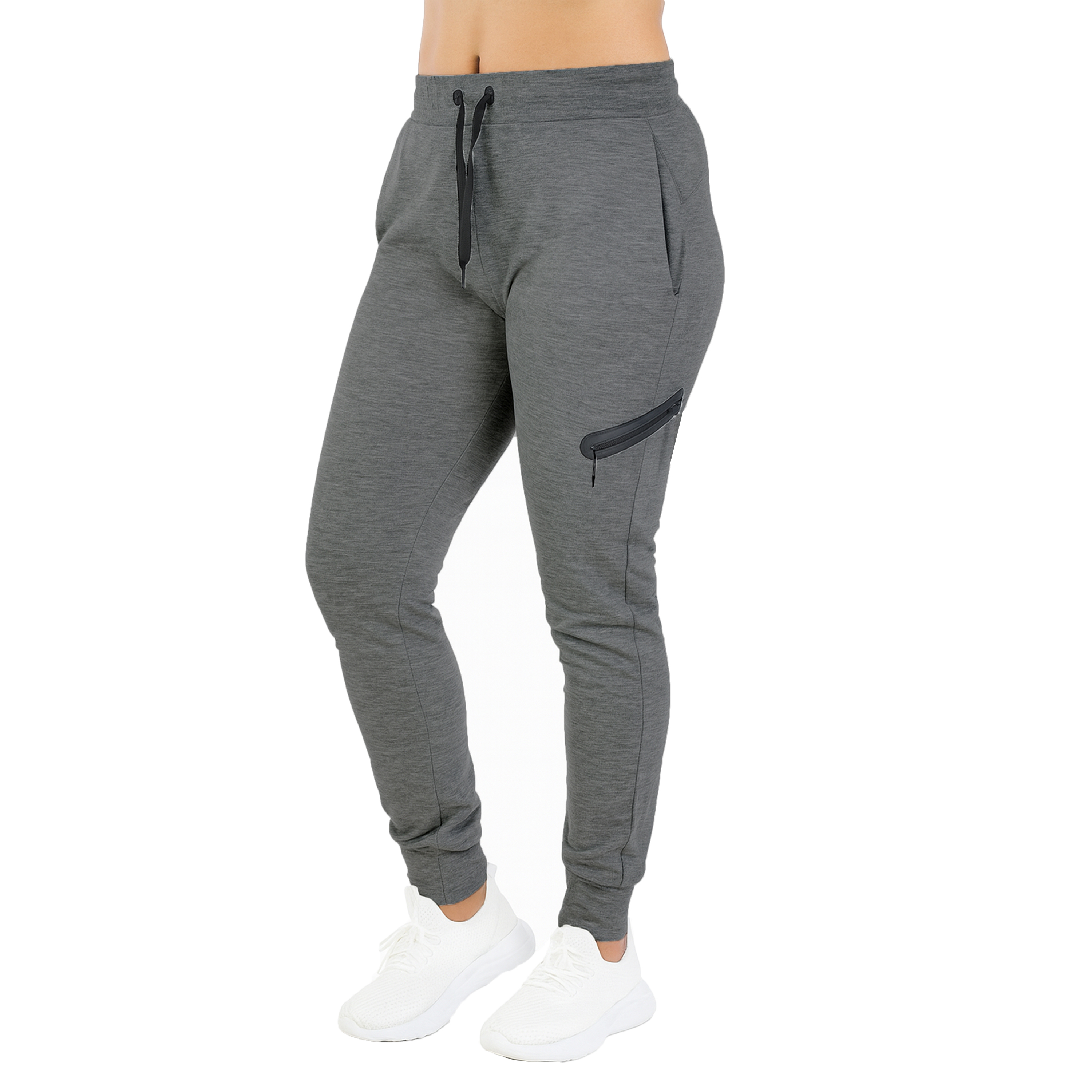 (1 or 2Pk) Womens Tech Fleece Jogger Pants - Gallery 15