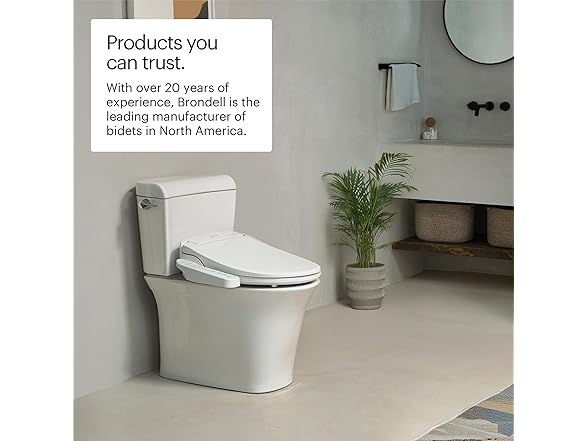Brondell Swash SE400 Electric Bidet Toilet Seat