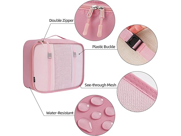 10 Pc Packing Cubes Luggage Organizers