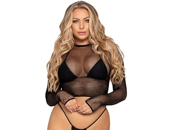 Fishnet Crop Top 