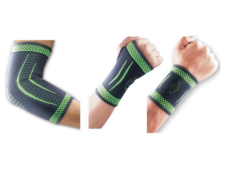 WISH WC - (3PK COMPRESSION) - ELBOW - PALM - WRIST 3-Pack 
