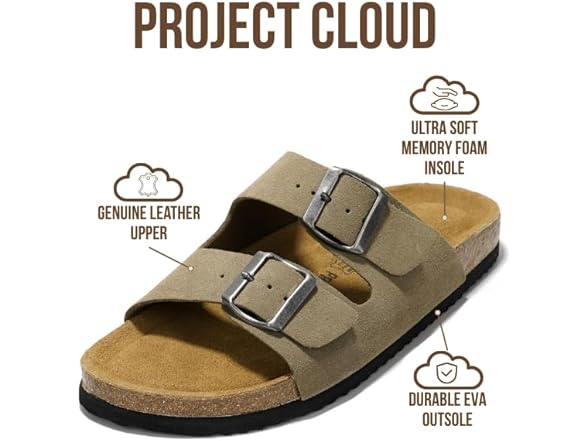 Project Cloud Leather Men's Sandals (12)