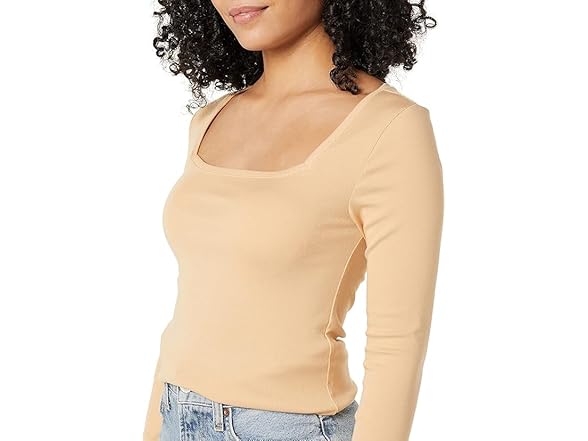 Amazon Essentials Women Slim-Fit Long T-Shirt