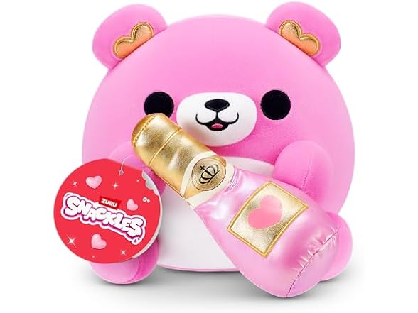 Snackles Bear with Champagne