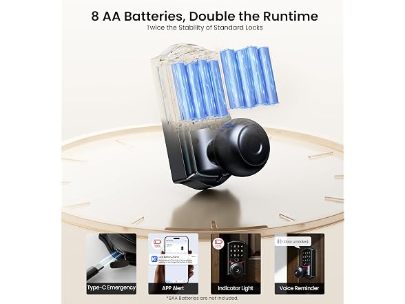 Veise VE028 WiFi Fingerprint Door Lock
