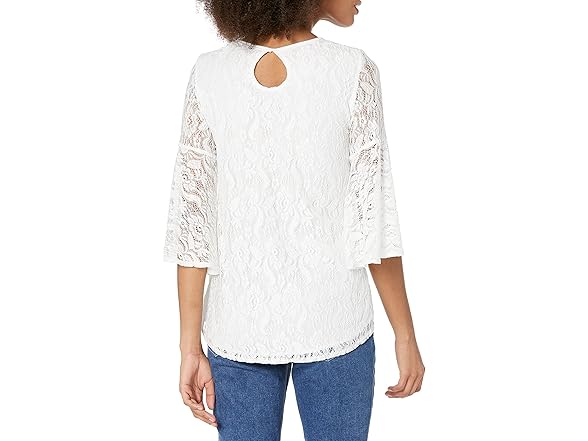 Star Vixen Bell Sleeve Top (XL) Ivory